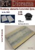 RT-Diorama 35263 Roadway elements (concrete) 2 pcs. 1/35